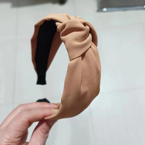 Women Headbands Leopard Print Tiny Dot Pure Hair Bands Adult Headbands Elastic Hair Accessories For Women And Girls (UP) - Image 3