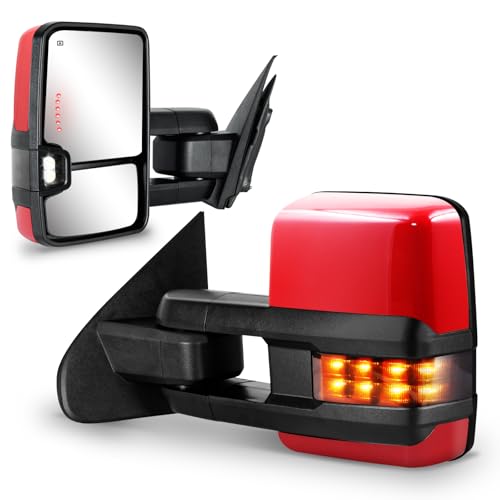 SIZIOM Tow Mirror for Chevy Silverado/GMC 1500(14-18), 2500/3500HD(15-19) by Siziom - Used condition - US$154.12