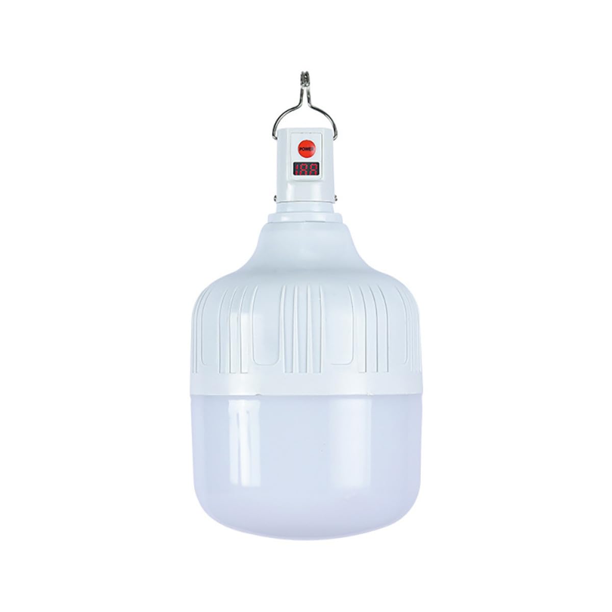 Abaodam Lanterne de Camping LED 100w Rechargeable Usb, Lampe Suspendue Étanche en Plastique, Éclairage Variable 3 Modes, Lumière de Secours Portable pour Randonnée et Tente Extérieure