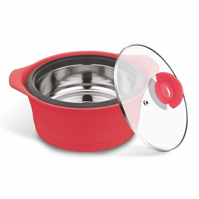 ASIAN Plastowares - Sonic Inner Steel Casserole (1000 ml, 1500 ml) Set of 2 | BPA-Free | Food Grade | Keeps Food Hot | Ideal for Serving, Gifts for Diwali & Housewarming | Casserole for Roti | Green (B0CXY191ZQ) Amazon Price History, Amazon Price Tracker