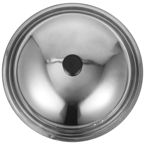 SAFIGLE Tapa para Olla de Acero Inoxidable Gruesa Antisalpicaduras para Cocina Cubierta Multifunción con Pomo para Conservar Calor y Facilitar Uso Sartenes y Peroles
