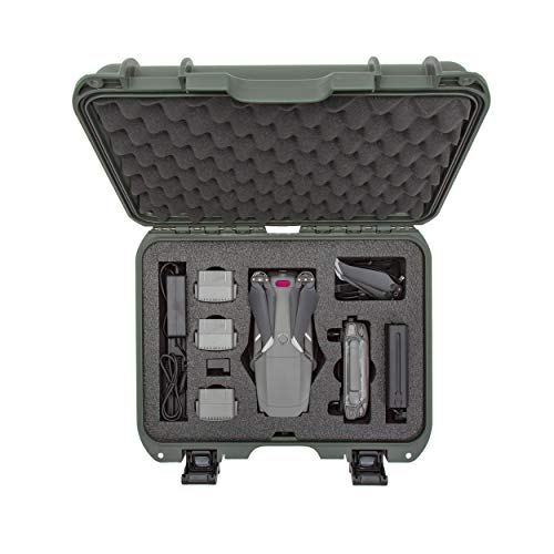 Nanuk Drone DJI Capa rígida à prova d'água com inserção de espuma personalizada para DJI Mavic 2 Pr