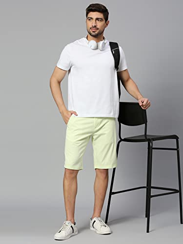 Image of Thomas Scott Men's | 100% Cotton | Solid | Above Knee | Button Closure | Chino | Casual Shorts for Men