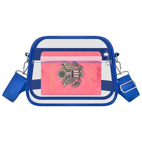 Image of Oraben Clear Bag for Stadium Events Clear Purse Stadium Bag Satchel Handbags for Sports Events Concerts Festivals | Stadium Approved