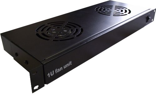 kenable Ventilateur Tray 1U 19 inch Rack Montage Données Schrank 2 Voies Refroidissant