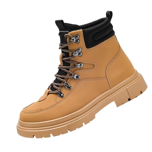 Botas de invierno para hombre, botas de nieve para hombre, botas de senderismo para exteriores, botas de invierno, botas ligeras, botines antideslizantes, botas de trekking para hombre, botas de