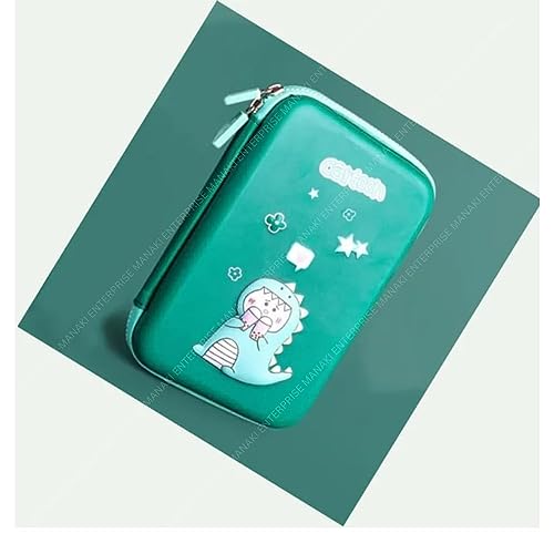 Image of Cartoon Theme 3D EVA Pencil Case, Multipurpose Zipper Pouch for Kids, Pen Bag for School, Stationery Storage Box (Dinosaur Big Pouch)