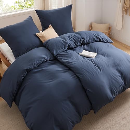 BEDSURE Bettwäsche 135x200 4teilig Bettbezug - Weiche Baumwollähnlich Bettwäsche-Set 135 x 200 cm 2er Set mit 2 Kissenbezüge 80x80 cm, ÖKO-TEX...