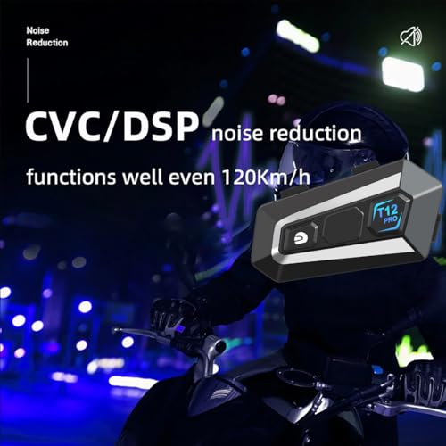 Interphone Bluetooth pour moto étanche IP67 avec audio multitâche