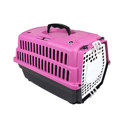 Pet Injet Caixa Transporte Cat Love Travel Nº1 Rosa Para Gatos