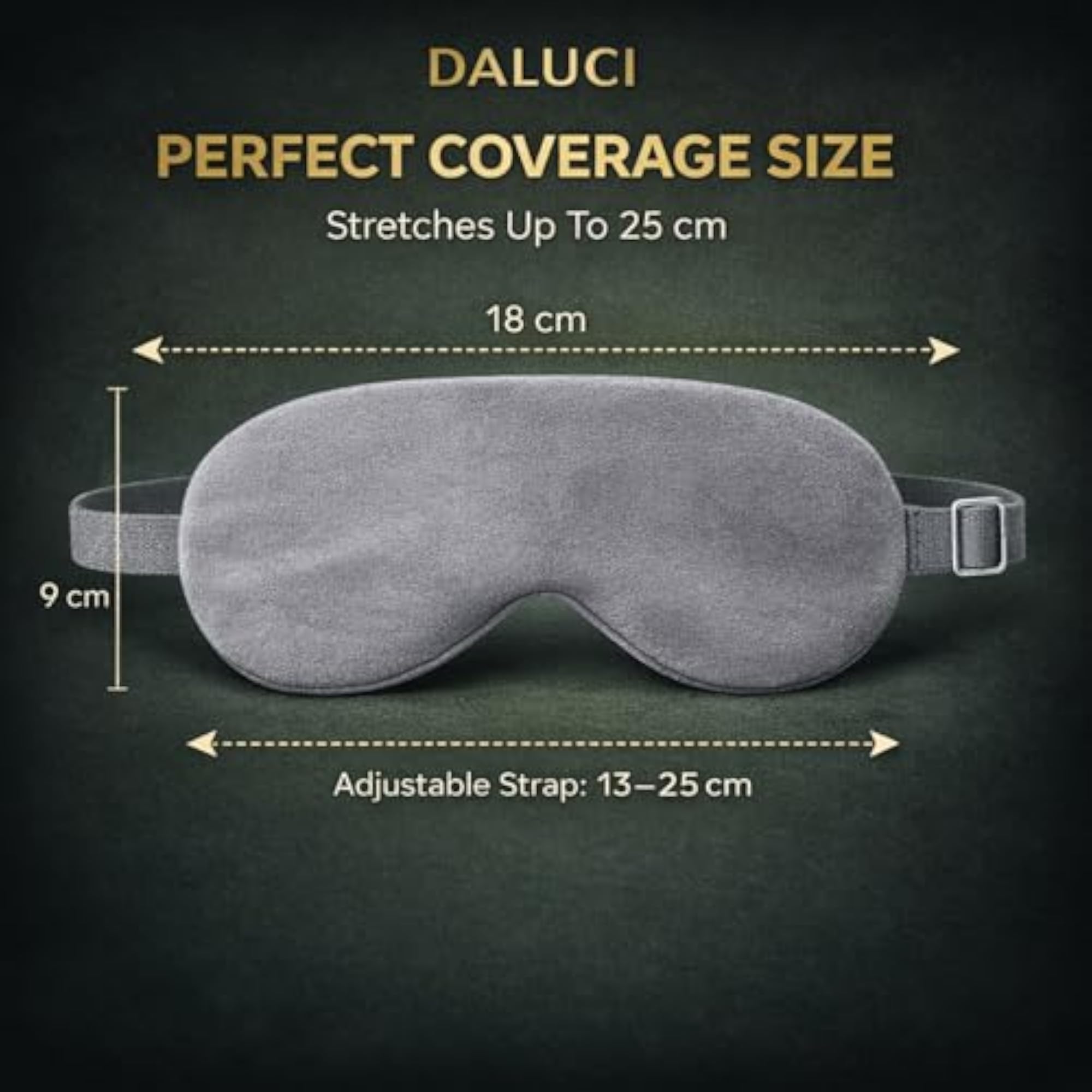 Silk Eye Mask for Sleeping, Super Soft Blackout Sleep Mask