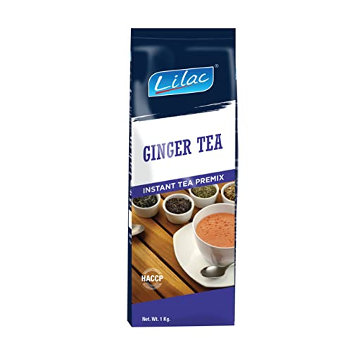 Image of Lilac Ginger Natural Care Tea 1 kg Pack - Incredibly Authentic | Strong Chai | Premium Powder | Ginger Chai |Desi Chai | Ready mix Tea | Adhrak Chai | Tea Ginger Mix (Pack of 1)- Natural Ayurvedic Herbs for Immunity Tea Leaves