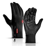 Guantes Mujer Invierno Dedo Completo,Mitones Cálidos De Invierno | Mitón Táctil Impermeable Ergonómico Abrigado para Snowboard Trineo Ciclismo Senderismo Deportes