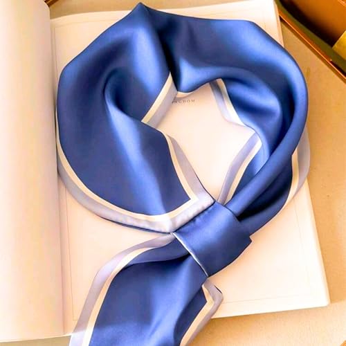 Satin Scarf, Pre Tie Neck Scarf, Neck Scarf for Women Fashion, Lightweight Soft Silky Feel Scarves for Women Neck3
