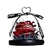 Produktbild Jullyend Preserved Rose In Flask LED Glass Dome Valentines Day Gift Christmas Present Real Rose Beauty and The Beast Mothers Day Gift