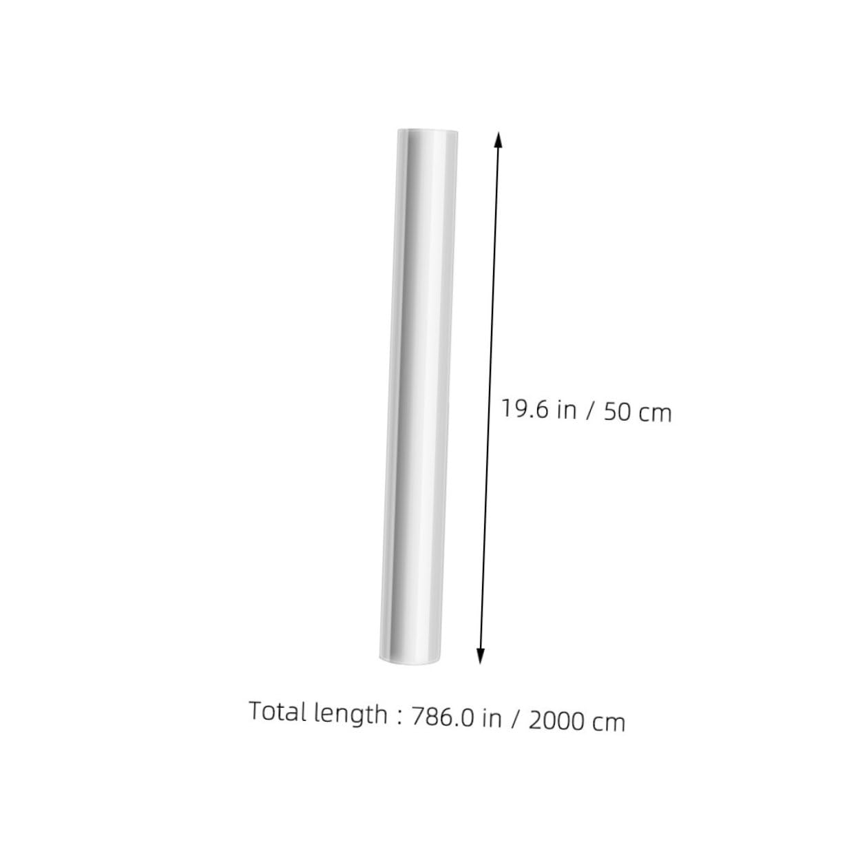 Veemoon 2 Rolls Clear Flower Wrap Film of Transparent Wrapping Film for Bouquets DIY Crafts and present Baskets and Tear Resistant for Weddings Anniversaries and Special Occasions