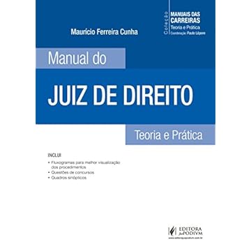 Capa do livro Manual do Juiz de Direito: Teoria e Prática