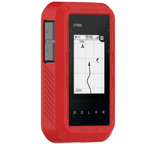 Keweni Funda Compatible con Garmin ETrex Solar (Rojo)