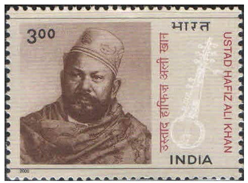 India 2000 Ustad Hafiz Ali Khan ( Exponent of Sarod ) Postage Stamp Mint Unhinged