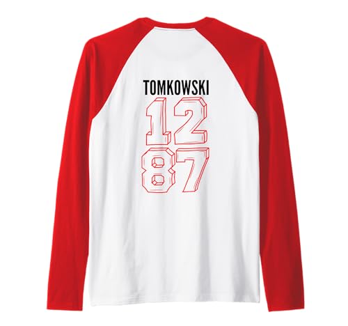 Tom Brady and Rob Gronkowski Fan Tee Shirt Raglan Baseball Tee