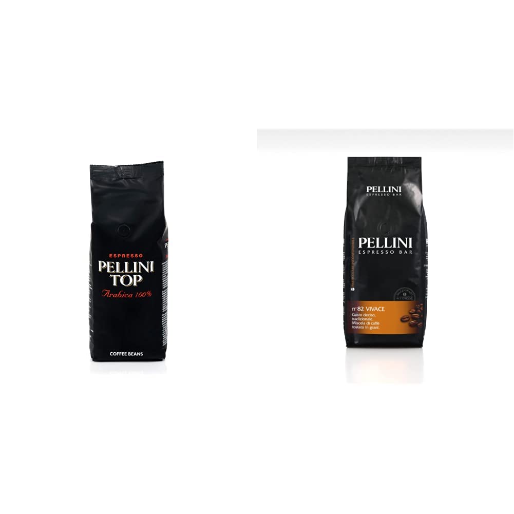 Pellini - Top 100% Arábica Granos 500 g & Caffè - Café en Grano Espresso Bar No. 82 Vivace - 1 kg