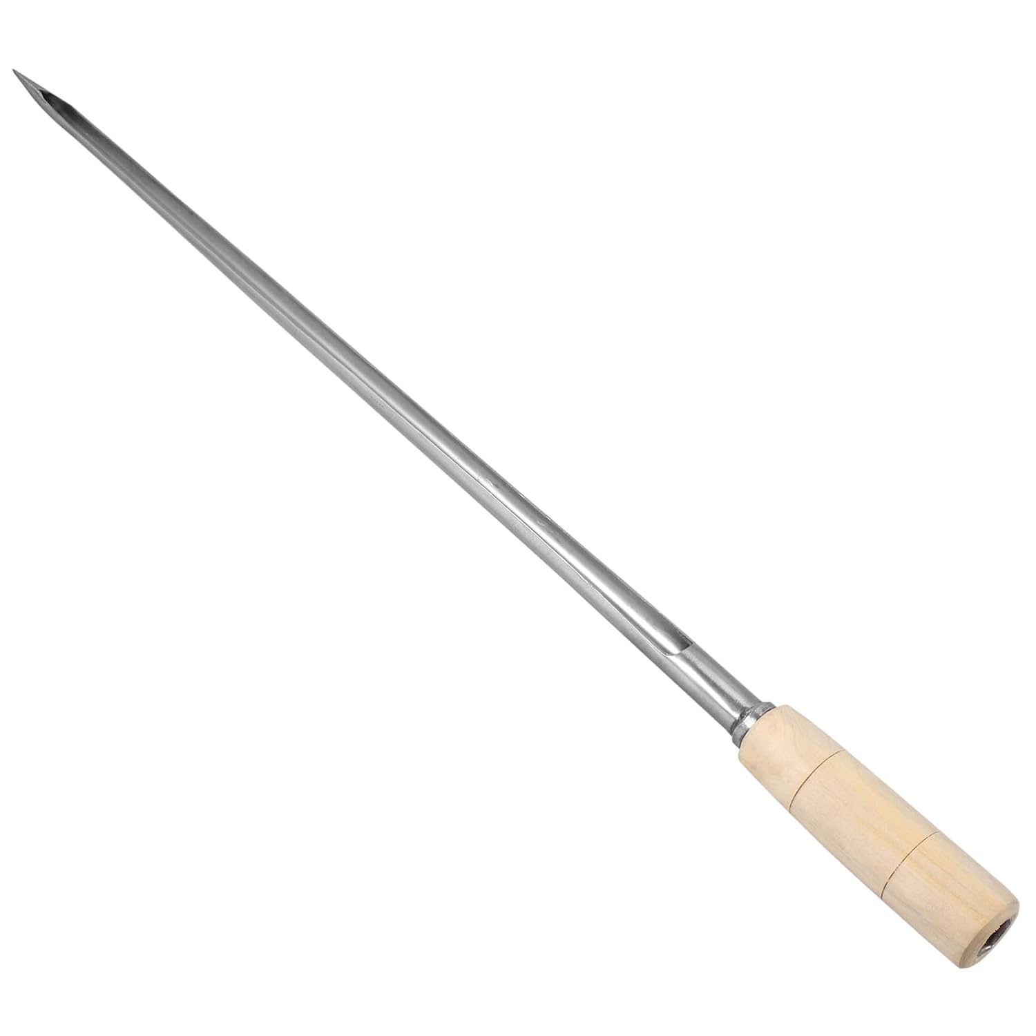 Wheat and Grain Sampler Stainless Steel Probe with Wooden Handle for Efficient Cereal Powder and Granule Collection Agriculture