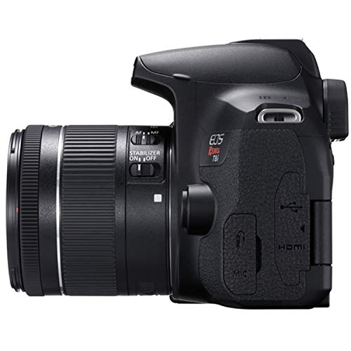 Canon Eos Rebel T8I Dslr Camera Bundle With 18-55Mm Stm Lens | Built-In Wi-Fi|24.1 Mp Cmos Sensor | |Digic 8 Image Processor And Full Hd Videos + 64Gb Memory(17Pcs) #TOP7