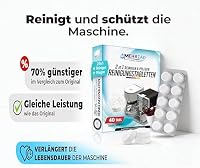 40× Reinigungstabletten für Kaffeevollautomaten – kompatibel & getestet für Siemens EQ-Series und Krups – einzeln verpackt, umweltfreundlich – extra starke Reinigungsformel „Made in Germany“ – Ansicht 6