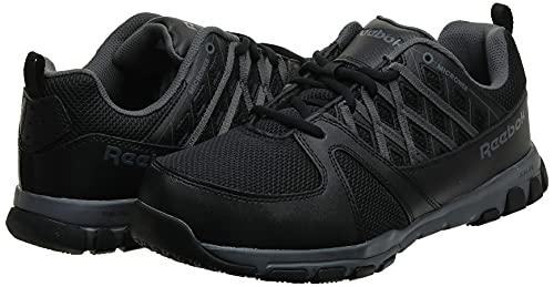 Reebok Mens Sublite Work Safety Toe Athletic Work Industrial Construction Shoe, Black/Grey, 14 Wide Us #TOP4