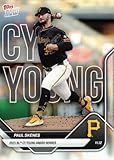 2025 Topps Now #OS-4 Paul Skenes Baseball Card Pirates - 2025 NL Cy Young Award Winner