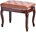 BUYAOBIAOXL Taburete para tocador Piano Banco Piano Taburete Universal Saco Ergonómico Piano Ergonómico Negro para Práctica Estudiantil (Color : Brown, Size : 56x35x55cm)