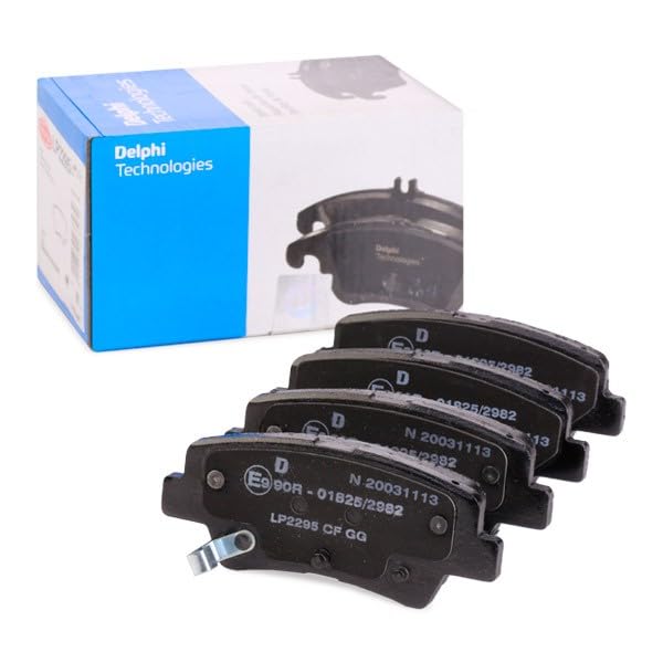 Delphi Fren Balatası Arka Hyundai Accent IV 1.4/1.6 10-17, I10 1.0/1.2 13, I20 1.0/1.2/1.4 14, I20 Cupe 1.0/1.2/1.4 15, I30 1.4/1.6 11-16, I30 Coupe LP2295