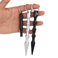 AMATHINGS Kubotan Selbstverteidigung Schlüsselanhänger mit ergonomischem Griff und Signal-Pfeife, Selbstverteidigung Waffen legal, Frauenverteidigung, Verteidigungswaffen für Frauen