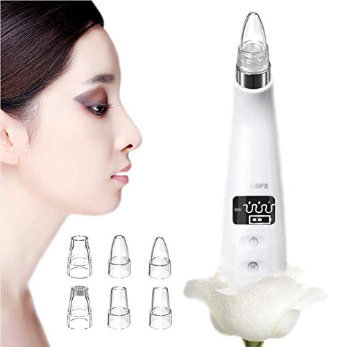 Preisvergleich Produktbild Mitesserentferner, Mitesser Sauger Porenreiniger, Mitesser Entferner Vakuumsauger Porensauger Set, mit 3 Reinigungmodi, 6 Saugköpfe, Gesichtsreinigung Gerät Elektrisch Poren Reinigung Werkzeug