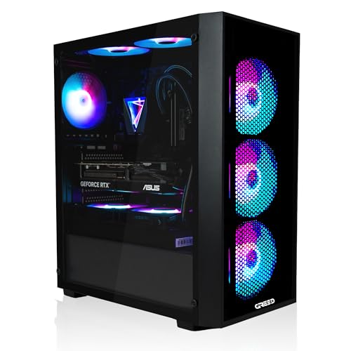 Greed® MK2 Pro - High End PC Gamer - AMD Ryzen 7 5700X + Nvidia Geforce RTX 5070 12GB - Ordinateur...