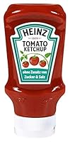 Heinz Tomato Ketchup Ohne Zusatz von Zucker und Salz 400 ml