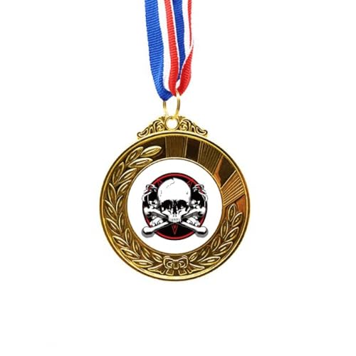 Cinta para primer lugar de esqueleto pirata trofeo infantil y decoración de eventos