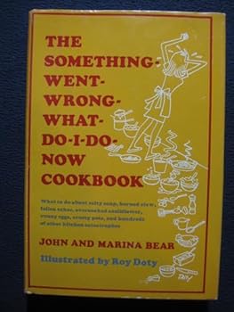 Hardcover The something-went-wrong-what-do-I-do-now cookbook;: What to do about salty soup, burned stew, fallen cakes, overcooked cauliflower, runny eggs, ... and hundreds of other kitchen catastrophes, Book
