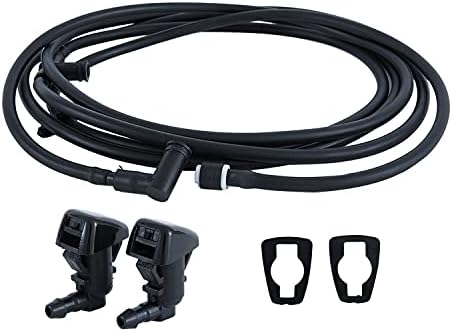 Windshield Washer Hose Jet fluid Nozzles repair kit for F250 F350 F450 Super Duty 2011 2012 2013 2014 2015 2016 Windshield Washer Hose BC3Z-17K605-B & Jet Nozzles BC3Z-17603-A