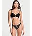 Victoria's Secret Fashion Show '24 Women's Lace Lightly Lined Classic Coverage Demi Bra, Black, 34B