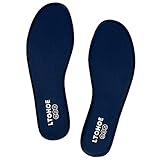 Plantillas de espuma viscoelástica para hombres y mujeres, plantillas acolchadas para zapatos de correr, entrenadores, botas de trabajo y zapatos para caminar, absorción de golpes, alivio del dolor de