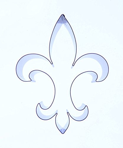 Fleur de Lis (Medium) - Stainless Steel sugarcraft Cutter, Silver - Image 2