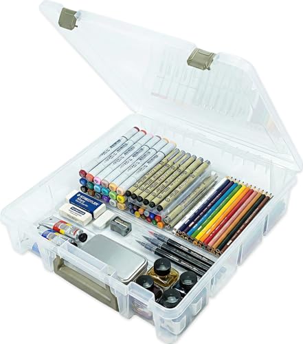 Image of ArtBin Super Satchel 1-Compartment Craft Storage Box, Clear