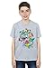 DC Comics Garçon Teen Titans Go Candy Mania T-Shirt Sport Gris 7-8 Years