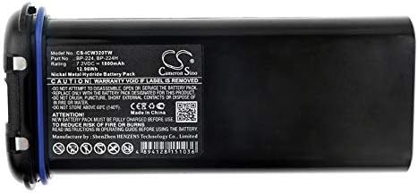 1800mAh / 12.96Wh Battery for IC-IC-M2A, IC-IC-M31, IC-M21, IC-M32 PN: BP-224, BP-224H