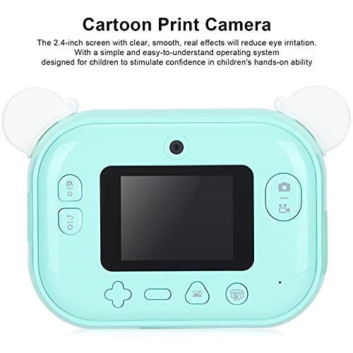 Hztyyier Mini Print Camera Instant Print Digitale Kids Camera Kinderen Instant Mini Digitale Draagbare Thermische Inkt… - Image 3