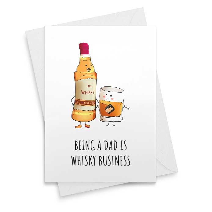 Whisky Father's Day Card, Card for Dad, Whiskey, Dad Birthday Card ...