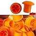 250 Pieces Rebar Mushroom Safety Caps | For Rebar #3 to #8 | Concrete Stakes Orange T- Posts Caps Building Construction Rebar Protection Stakes
