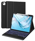 Harvopu for iPad Air 13 Inch (M4/M3/M2) & Pro 12.9 Case with Keyboard