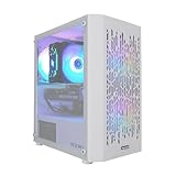  eXtremeBit PC Gaming Ordinateur de Jeu Assemblé, Processeur Core i5‑12400F, Mémoire RAM 16GB DDR4, SSD 1TB NVMe, Carte Graphique Nvidia GeForce RTX 5060 8GB GDDR7, Windows 11 Pro (Blanc)